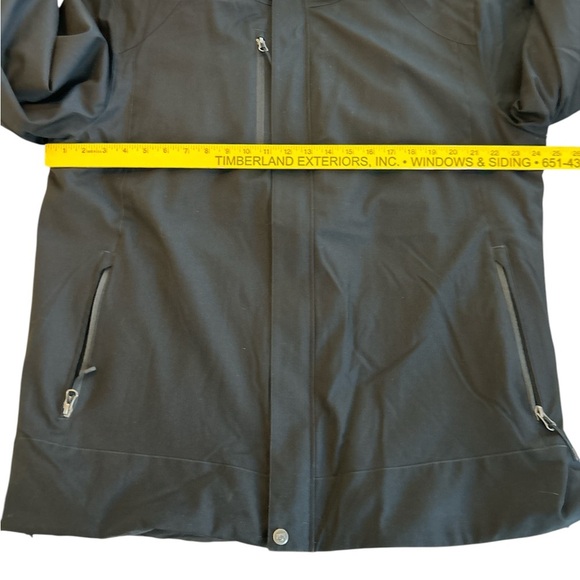 Storm Creek Mens Fleece Lined Full Zip Jacket Black XL Zip Pockets Button Collar - Picture 13 of 15